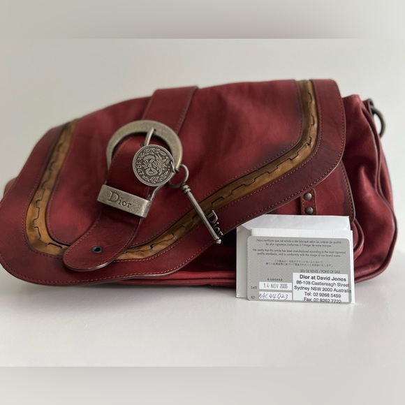 Authentic Vintage Christian Dior Gaucho Saddle Bag - Picture 2 of 15